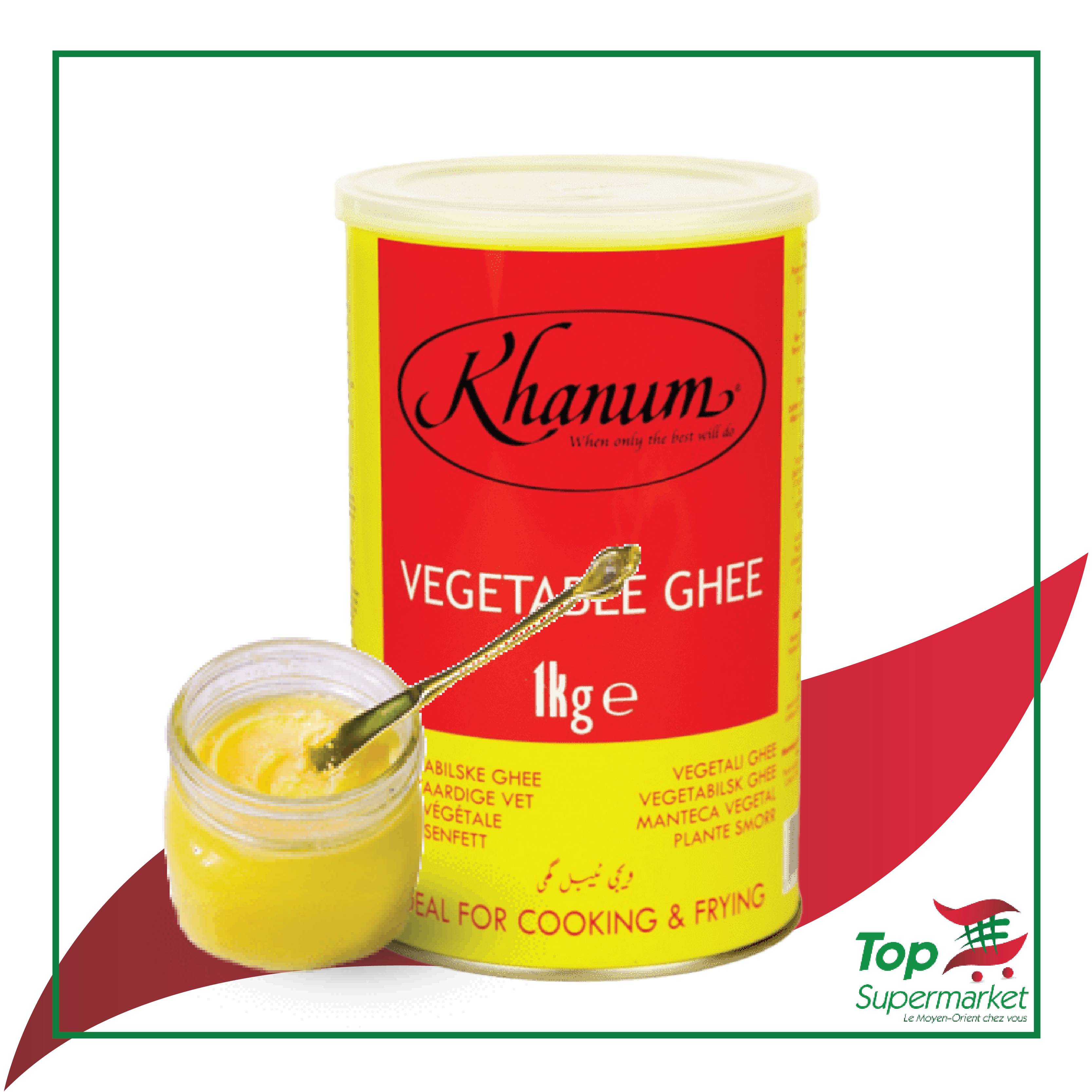 Khanum ghee - beurre clarifié végétal 1KG